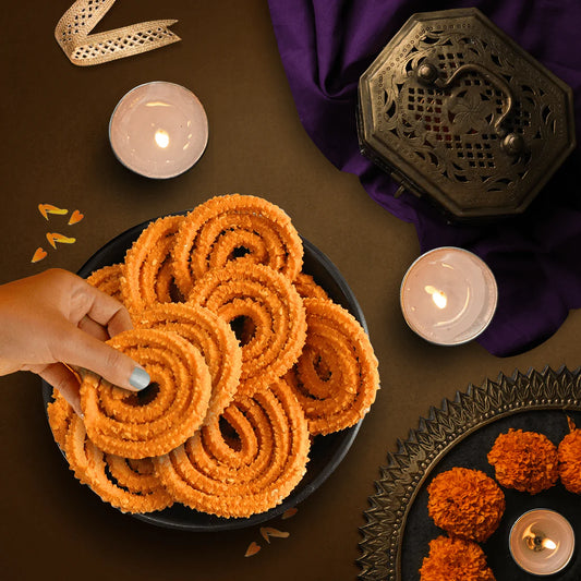 Traditional handmade Maharashtrian Chakli