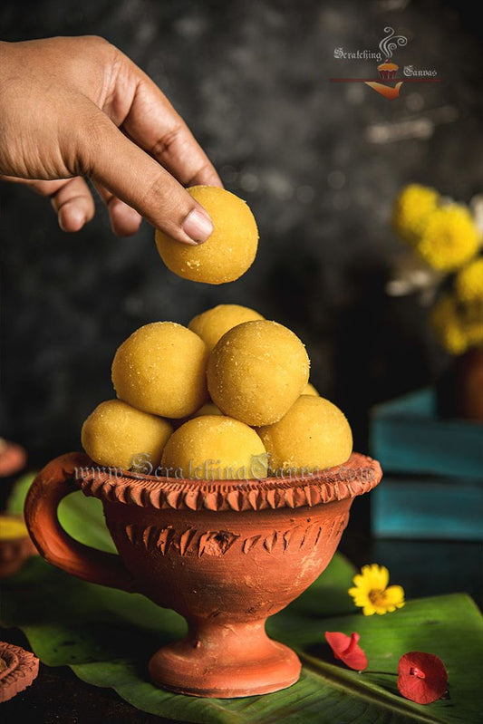 Authentic Homemade Besan Laddu