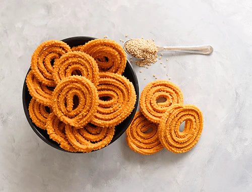 Traditional handmade Maharashtrian Chakli